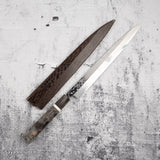 Sukenari SRS-13 Damascus Yanagiba 270mm Mirror Polish with Saya