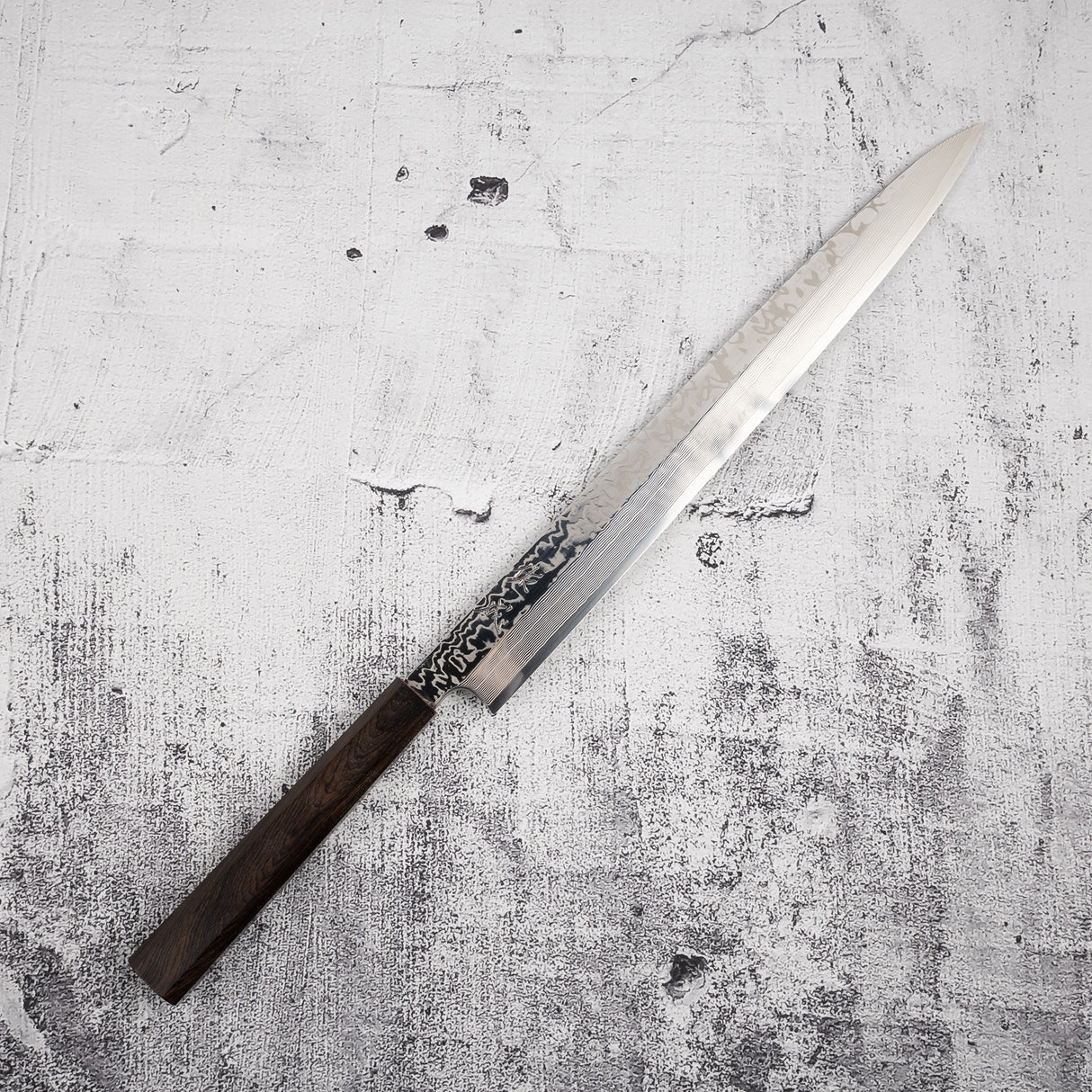 스케나리 SRS-13 다마스커스 야나기바(사시미칼) 330mm 경면 사야 포함