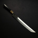 Sukenari SG2 Nimai Sakimaru Takobiki 300mm, Ebony Handle with Horn Ferrule