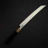 Sukenari SG2 Nimai Sakimaru Takobiki 300mm, Ebony Handle with Horn Ferrule