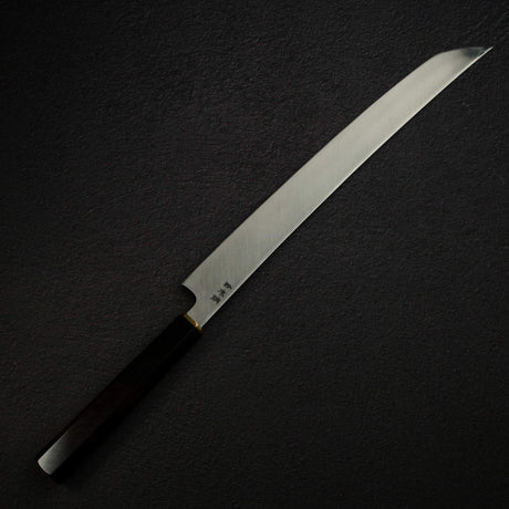 Sukenari SG2 Nimai Sakimaru Takobiki 330mm, Ebony Handle Horn Ferrule