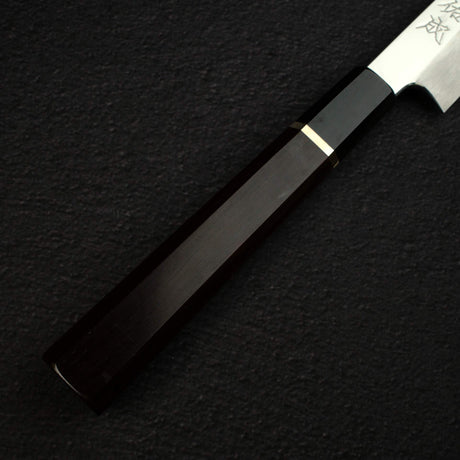 Sukenari VG XEOS Nimai Kiritsuke Yanagiba 270mm, Ebony Handle with Single Spacer