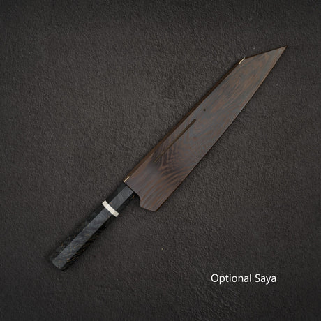 Sukenari ZDP-189 Damascus Kiritsuke (K-tip) Gyuto 240mm Birch Burl Handle