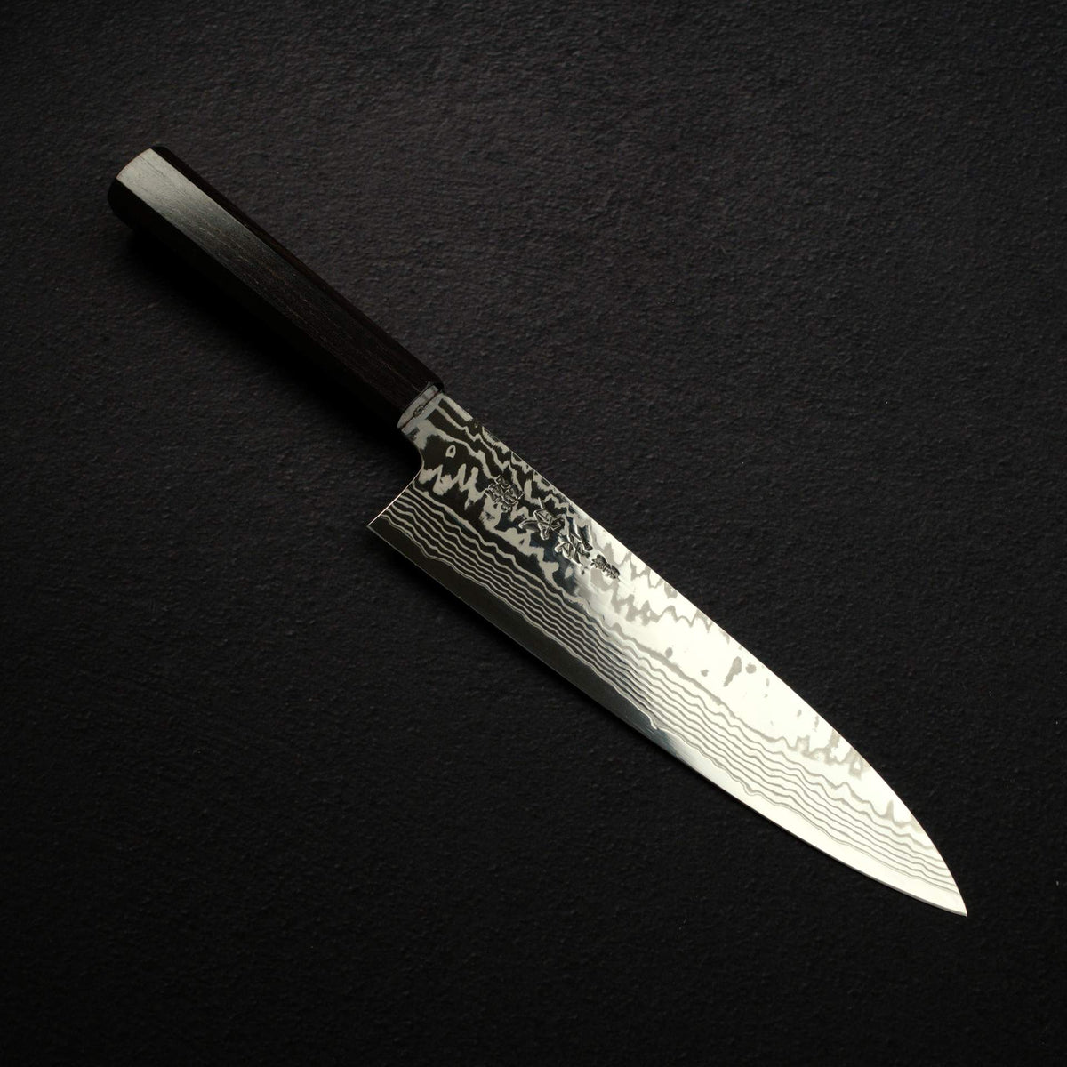 Sukenari ZDP-247 Damascus Gyuto 210mm, Ebony Handle