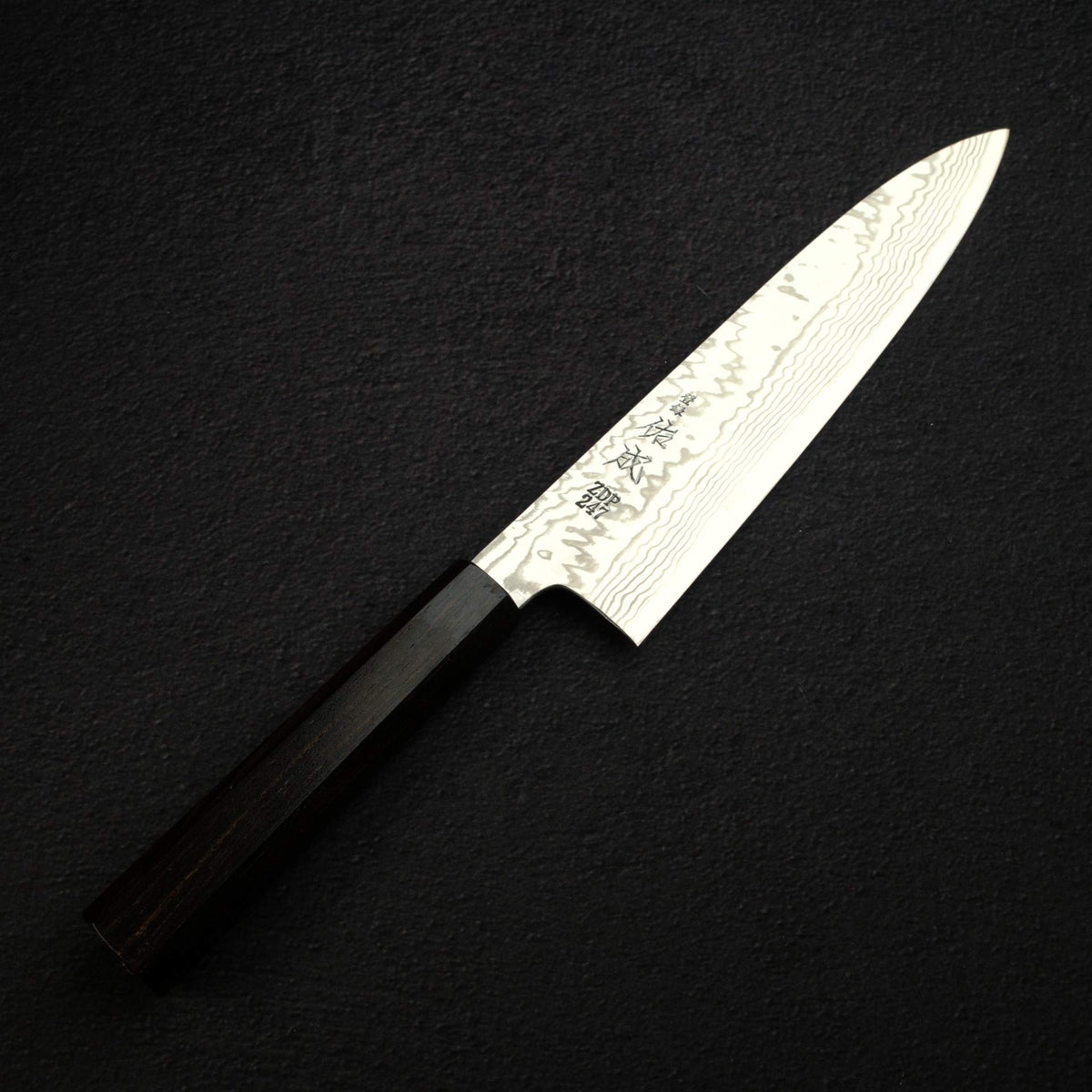 Sukenari ZDP-247 Damascus Gyuto 210mm, Ebony Handle