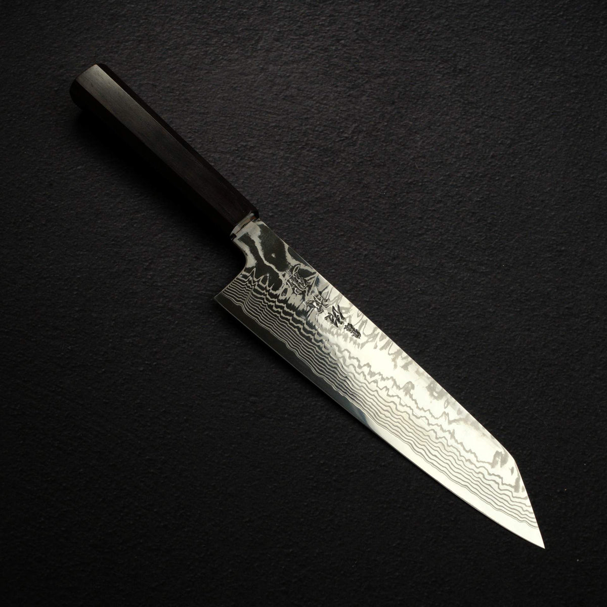 Sukenari ZDP-247 Damascus K-tip Gyuto 210mm, Ebony Handle