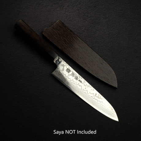 Sukenari ZDP-247 Damascus Santoku 180mm, Ebony Handle