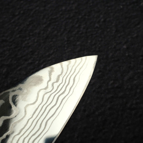 Sukenari ZDP-247 Damascus Santoku 180mm, Ebony Handle