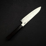 Sukenari ZDP-247 Damascus Santoku 180mm, Ebony Handle