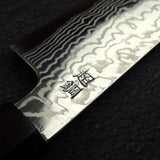 Sukenari ZDP-247 Damascus Santoku 180mm, Ebony Handle