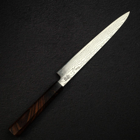 Sukenari ZDP-247 Damascus Sujihiki 240mm, Ebony Handle