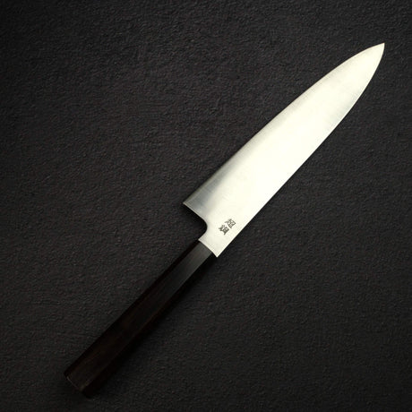 Sukenari ZDP-247 Hairline Gyuto 240mm, Ebony Handle