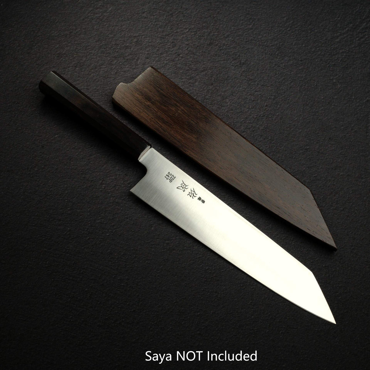 Sukenari ZDP-247 Hairline K-tip Gyuto 240mm, Ebony Handle