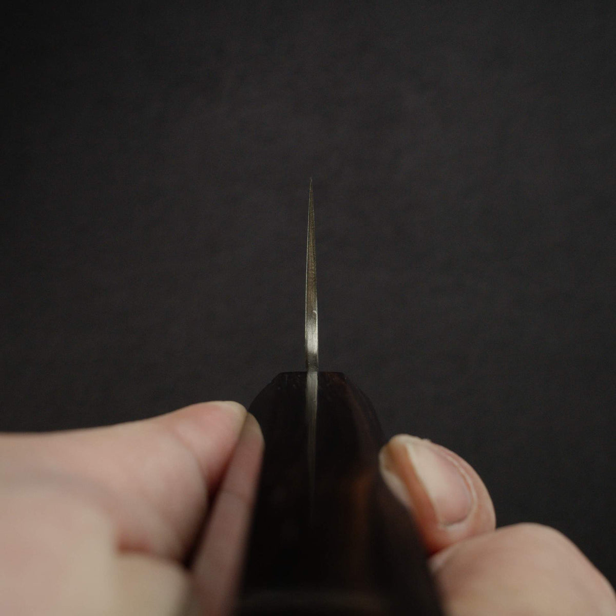 Sukenari ZDP-247 Hairline K-tip Gyuto 240mm, Ebony Handle