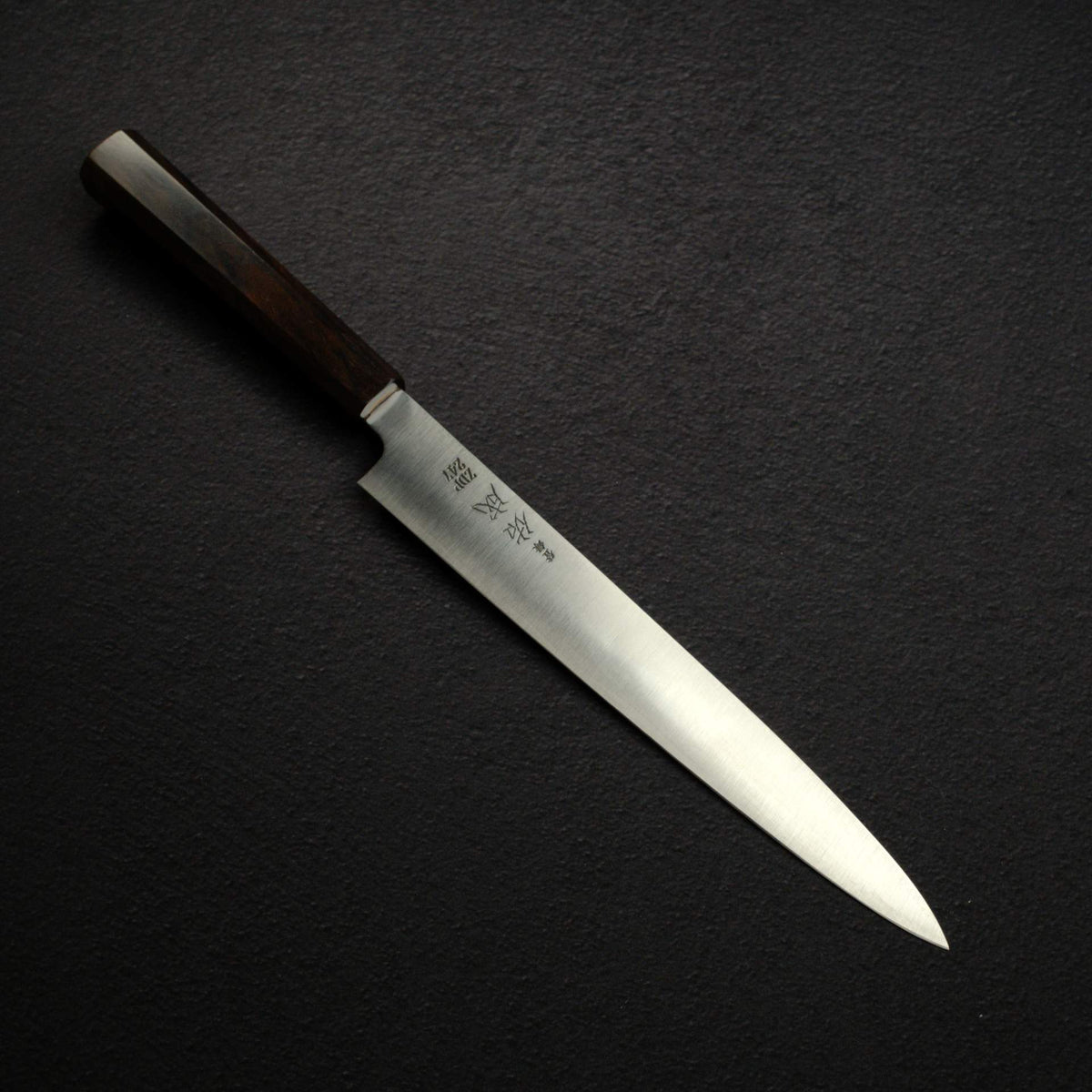 Sukenari ZDP-247 Hairline Sujihiki 240mm, Ebony Handle