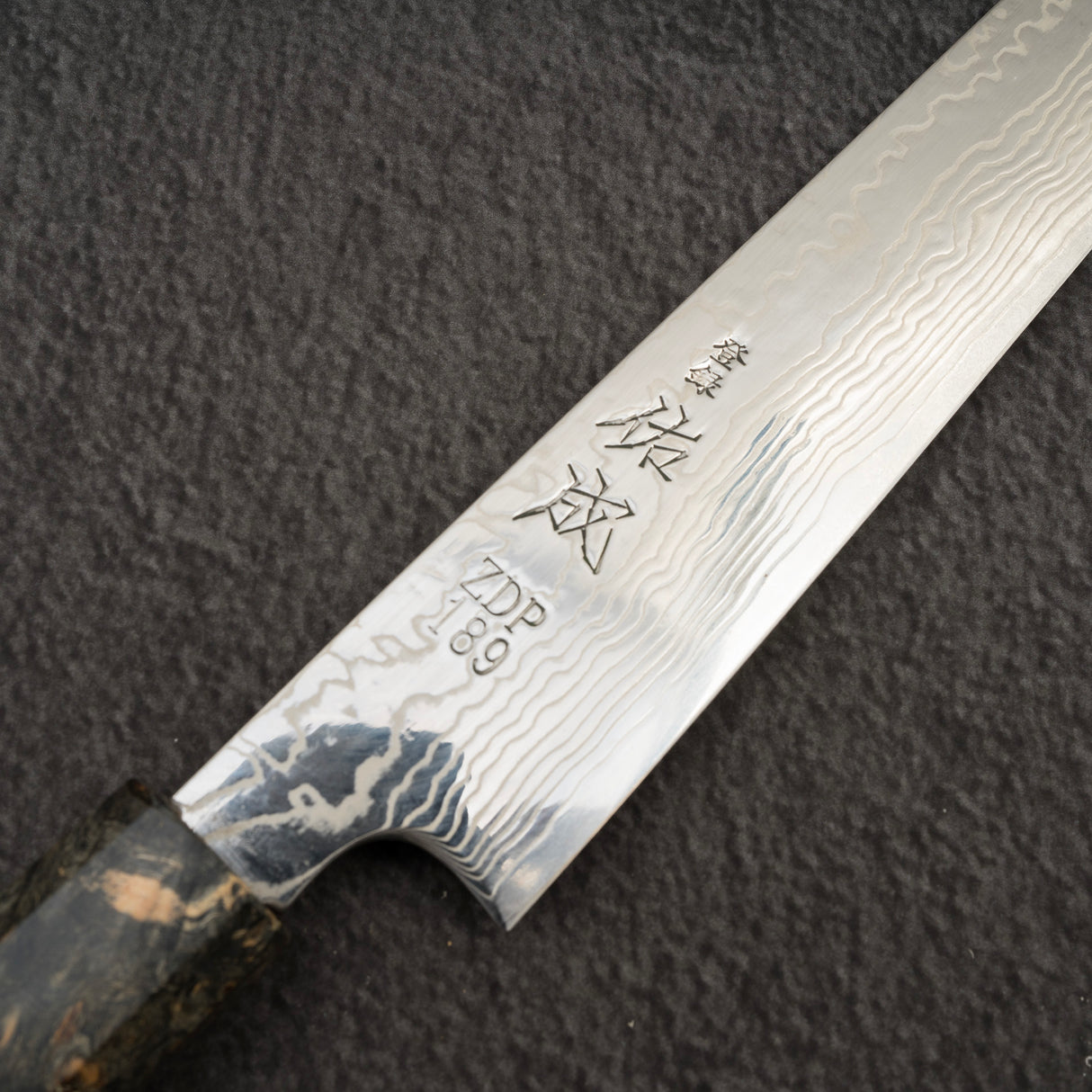 스케나리 ZDP-189 다마스커스 스지히키 240mm 벌우드 핸들 사야 포함