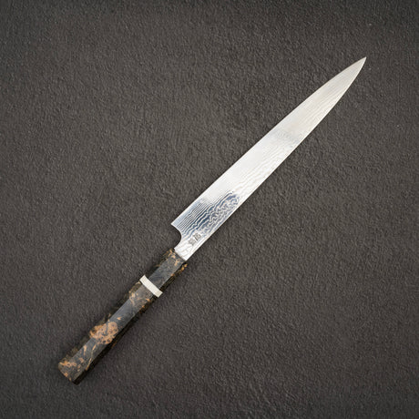 스케나리 ZDP-189 다마스커스 스지히키 240mm 벌우드 핸들 사야 포함