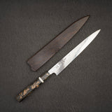 스케나리 ZDP-189 다마스커스 스지히키 240mm 벌우드 핸들 사야 포함