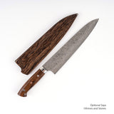 사지 타케시 SG2 블랙 다마스커스 규토(셰프나이프) 240mm 아이언우드 웨스턴핸들