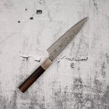 사지 타케시 SG2 블랙 다마스커스 페티 150mm 하트형 아이언우드 핸들