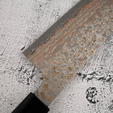 Takeshi Saji VG10 Rainbow Damascus Kurozome Gyuto 210mm