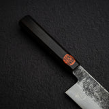 Tanaka Blue 2 Damascus Santoku 170mm Kurouchi