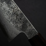 Tanaka Blue 2 Damascus Santoku 170mm Kurouchi