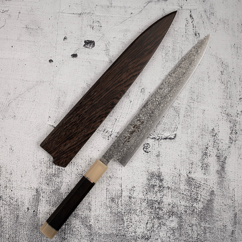 타나카 하바키리 SG2 다마스커스 스지히키 240mm 사야 포함
