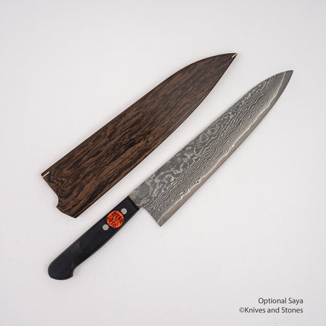 타나카 벤카마 SG2 다마스커스 규토(셰프나이프) 240mm 웨스턴핸들