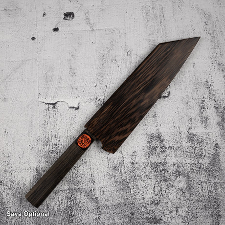 Tanaka Blue 2 Kurouchi Tsuchime Stainless Clad Bunka 165mm