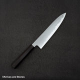 테츠진 청2강 카스미 규토(셰프나이프) 240mm 에보니 핸들