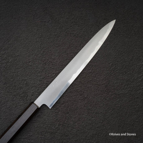 Tetsujin Blue 2 Kasumi Sujihiki 240mm Ebony Handle
