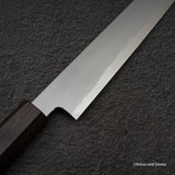 Tetsujin Blue 2 Kasumi Sujihiki 240mm Ebony Handle