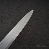Tetsujin Blue 2 Kasumi Sujihiki 240mm Ebony Handle