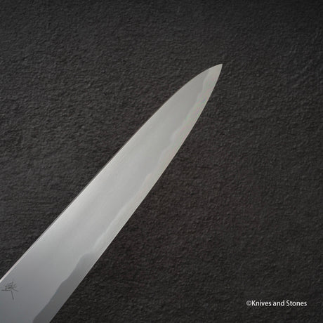 Tetsujin Blue 2 Kasumi Sujihiki 240mm Ebony Handle