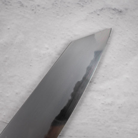 Tetsujin Blue 2 Kasumi K-tip Gyuto 210mm Ebony Handle