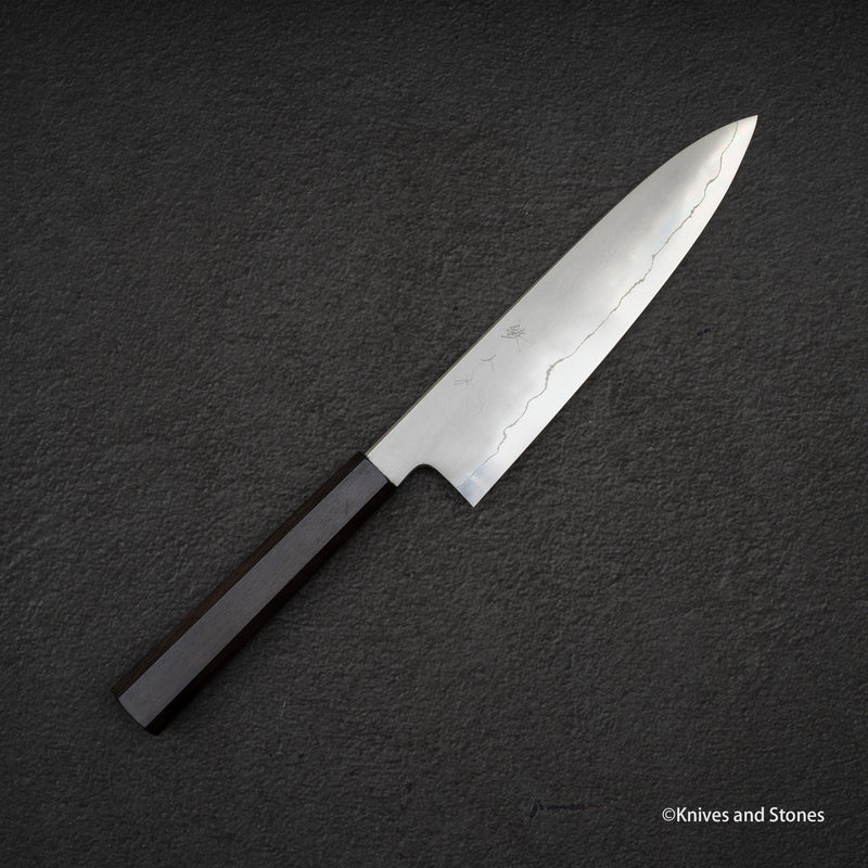 테츠진 은삼강 카스미 규토(셰프나이프) 210mm 에보니 핸들