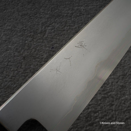 Tetsujin Ginsan Kasumi Gyuto 210mm Ebony Handle