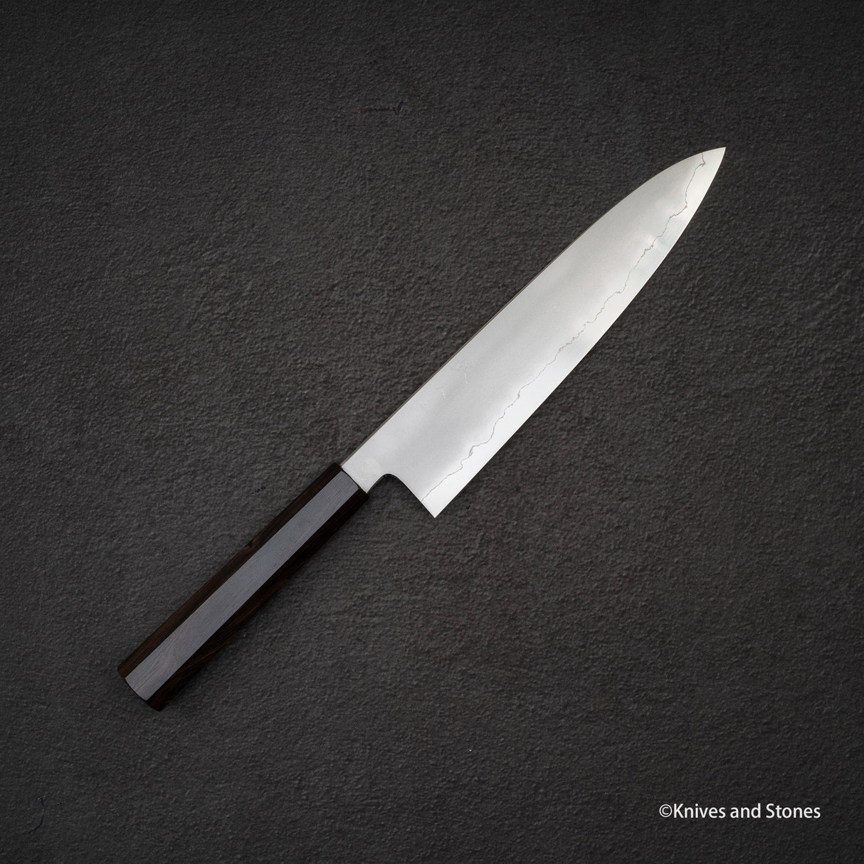 테츠진 은삼강 카스미 규토(셰프나이프) 240mm 에보니 핸들