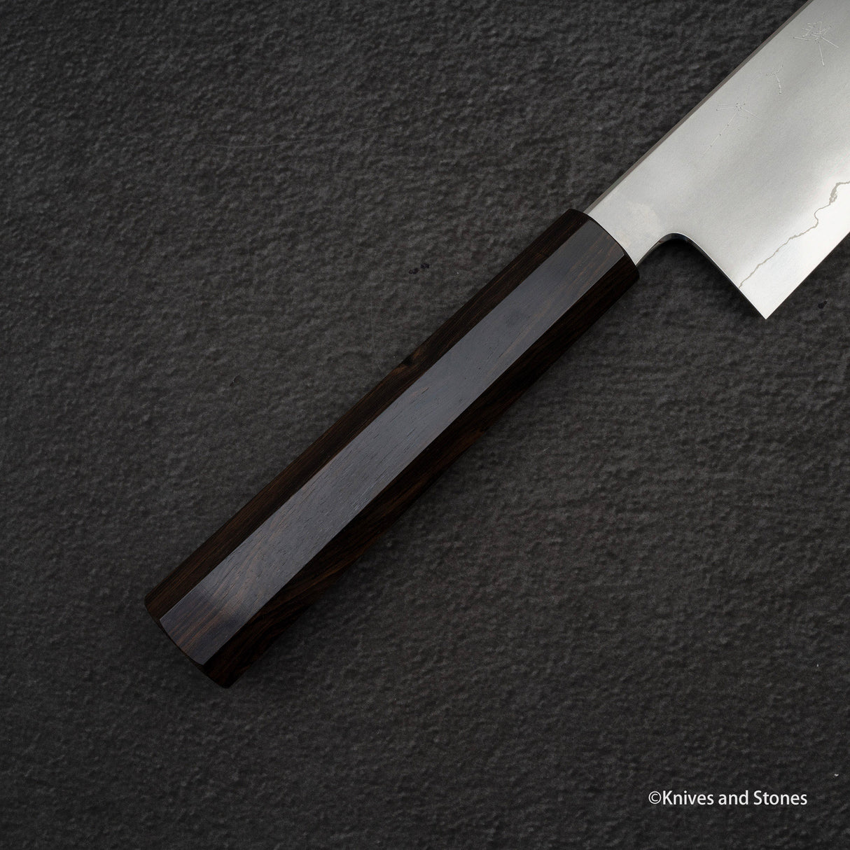 테츠진 은삼강 카스미 규토(셰프나이프) 240mm 에보니 핸들