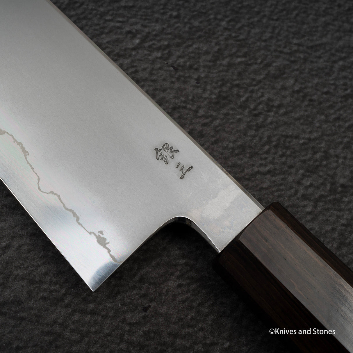 테츠진 은삼강 카스미 규토(셰프나이프) 240mm 에보니 핸들