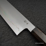테츠진 은삼강 카스미 K팁 규토(셰프나이프) 210mm 에보니 핸들