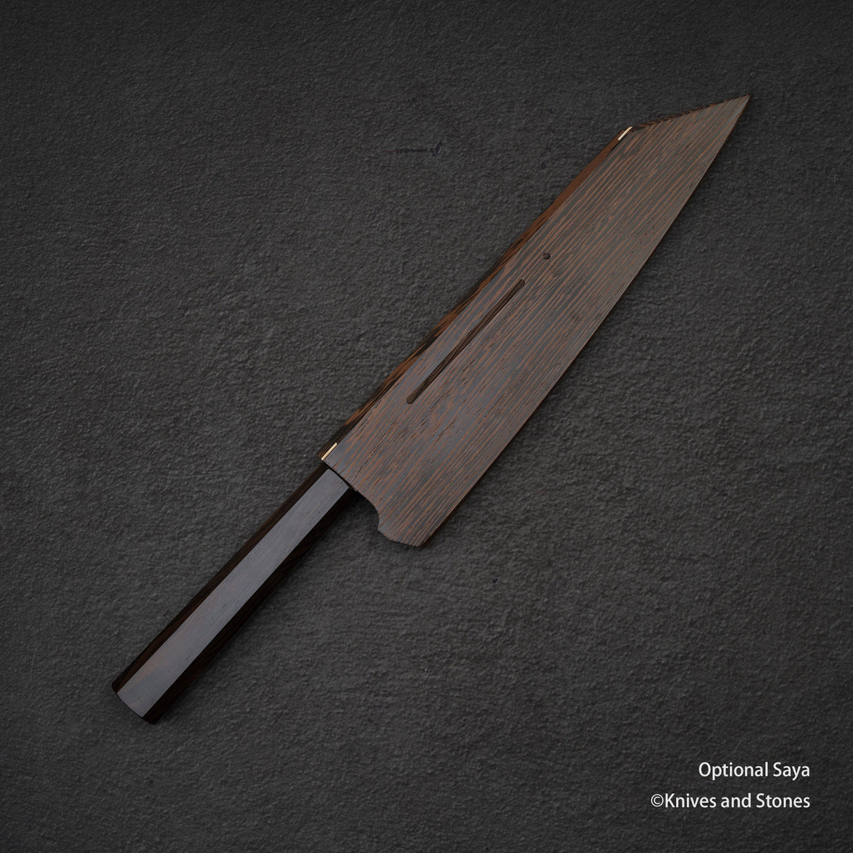 테츠진 은삼강 카스미 K팁 규토(셰프나이프) 210mm 에보니 핸들