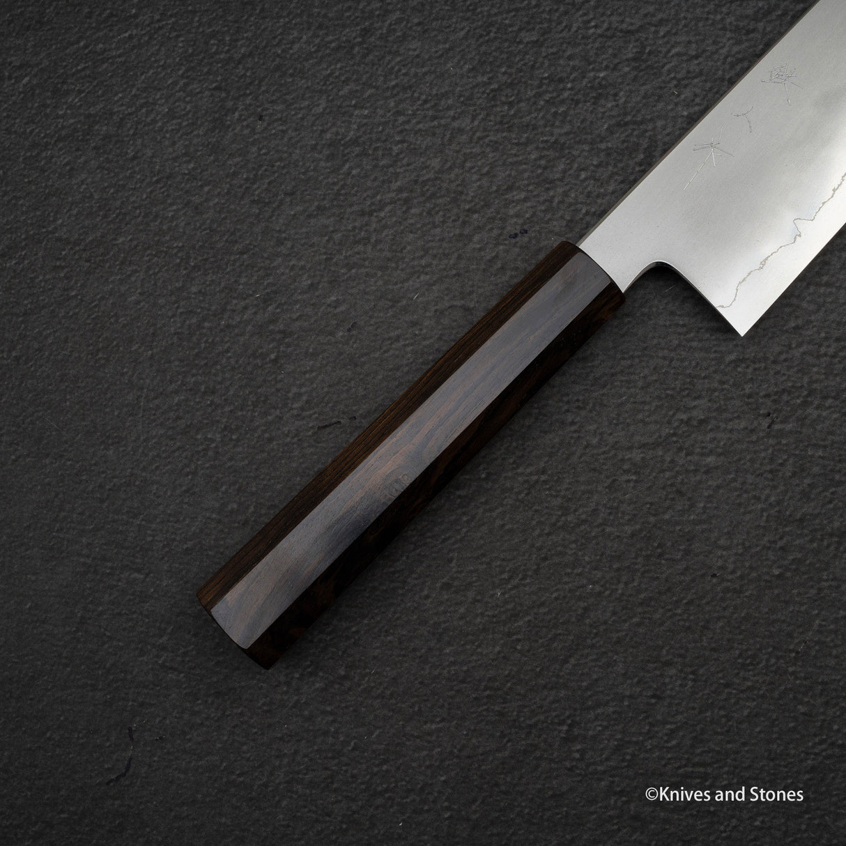 테츠진 은삼강 카스미 K팁 규토(셰프나이프) 240mm 에보니 핸들
