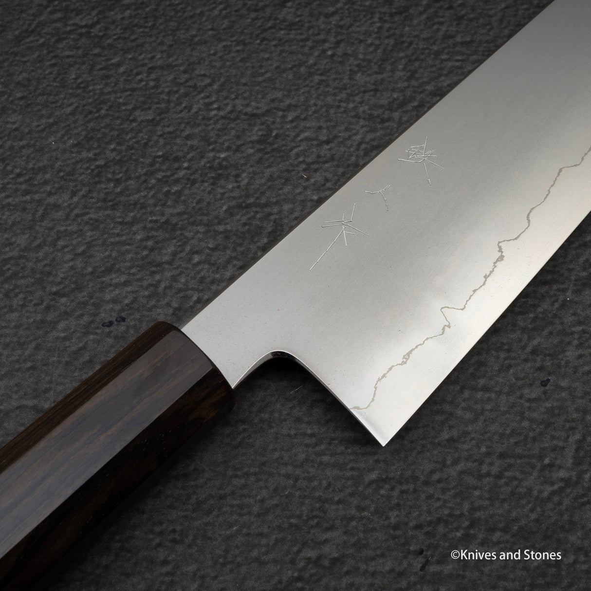 테츠진 은삼강 카스미 K팁 규토(셰프나이프) 240mm 에보니 핸들