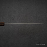 Tetsujin Ginsan Ukiba K-tip Gyuto 210mm Ebony Handle