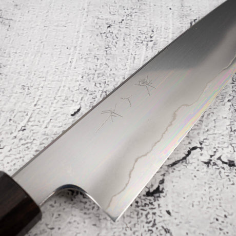 Tetsujin Ginsan Ukiba Petty 165mm Ebony Handle