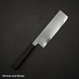 테츠진 청2강 카스미 나키리(야채칼) 180mm 에보니 핸들