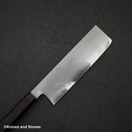 Tetsujin Blue 2 Kasumi Nakiri 180mm Ebony Handle