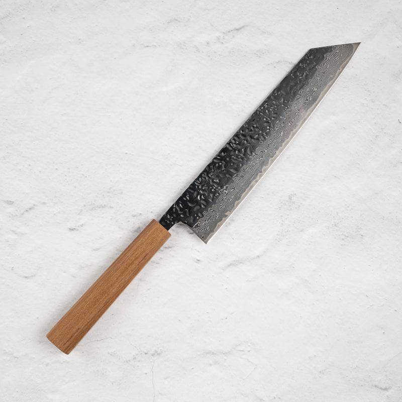 Tsunehisa AUS10 Tsuchime Damascus K-tip Gyuto (Kiritsuke) 240 mm